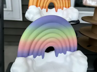 Rainbow Soap Dish Commercial 3D print model