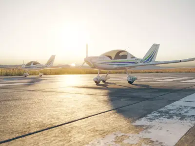 StingSport plane 3D model