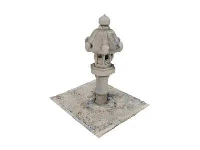 Korean Traditional Stupa SariraTop 3D model