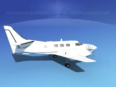 Swearingen SA226-T Merlin III V13 3D model