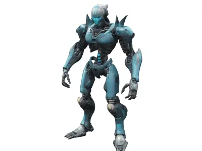 scifi morph cyborg dead space 3D model purchase