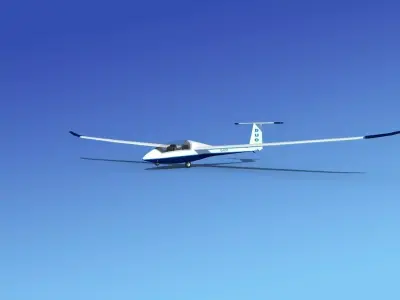 Duo Discus Sailplane 3D model