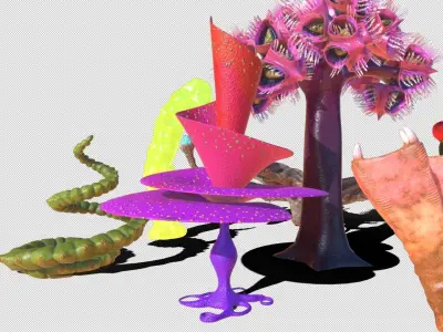 Alien plants vol 2 3D model