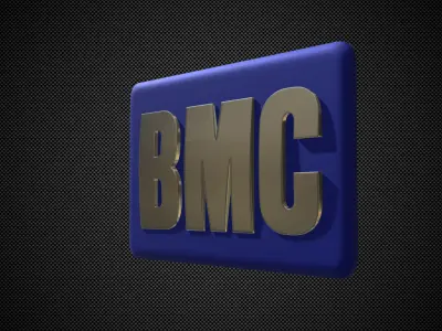 bmc logo 3D model