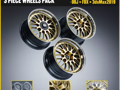 BBS E88 3in1 Low-poly 3D model