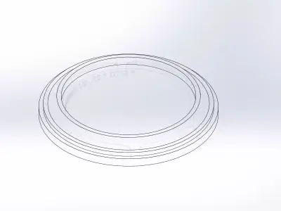 Base for Type-A Pedestal d80 D60 H10 hs4 3D print model