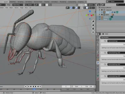 Asian hornet bee 3D model
