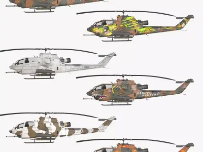 Helicopters Cobra AH-1S Collection 