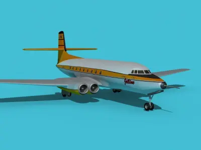 AVRO Canada C-102 Jetliner V01 3D model