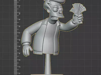 Fry Bust - Futurama   - Printable STL 3D Model 3D print model
