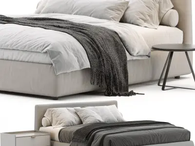Merkurio Bed 3D model purchase