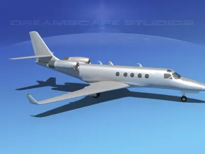 IAI Astra Jet Bare Metal 3D model