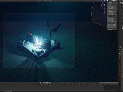 Isometric Dragon  Low-poly 3D model