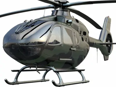 Eurocopter Set 3D model