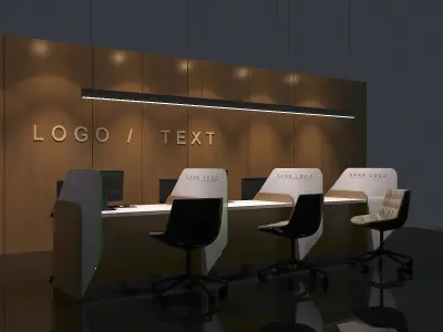 COUTER BARIER FULL 3D SCENE Free 3D model