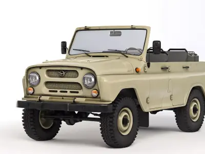 UAZ 3151 1985 3D model