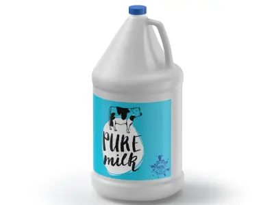 Milk Jug 3D Model purchase