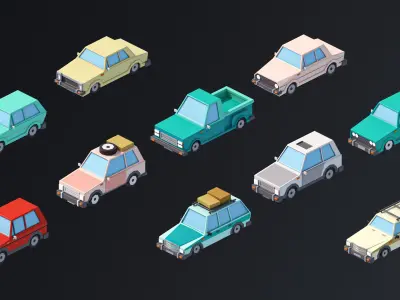 Transport Low-poly 3D model