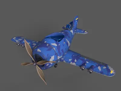 STYLIZED TOON AIROPLANES  VOL1 Low-poly 3D model