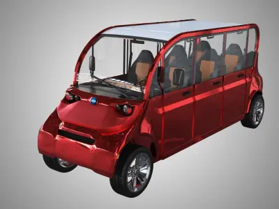 Polaris GEM Electric car 3D model