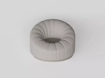 Armchair Free 3D model 6