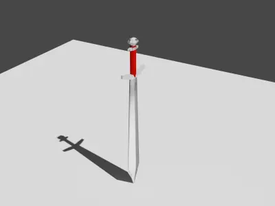 Swords and dagger Free Free low-poly 3D model