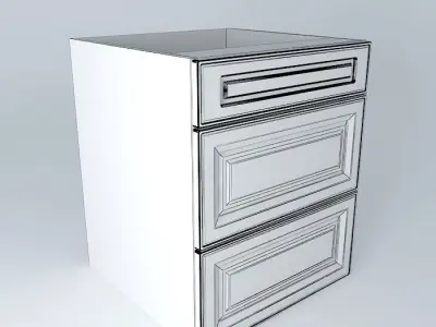 Royal Artycja Kitchen Cabinet DST 5-60 82 2S S 3D model