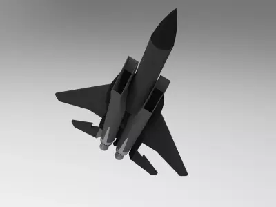 F15 aircraft model 3D model