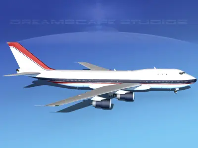 Boeing 747-100 Corporate 3 3D model