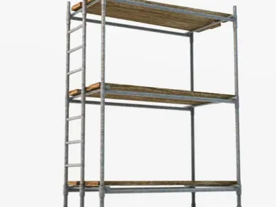 Scaffold scaffolding rack 3D model