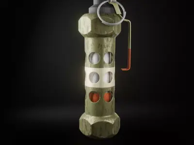 M84 stun grenade 3D model