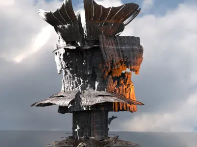 Sith Stone base 2 3D model