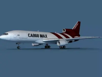 Lockheed L-1011-50 Cargo Max 3D model