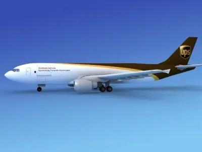 Airbus A300 UPS 1 3D model