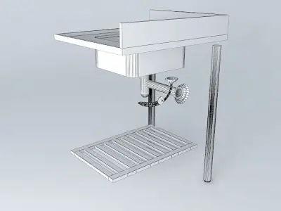 Kit216 Bench Canto V2 Inox Cuba by Alex Marques Free 3D model