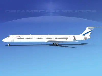 McDonnell Douglas MD83 Swift Air 3D model