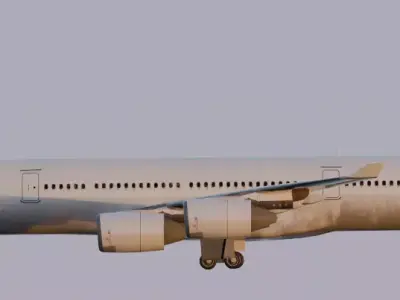 Airbus A340-600 3D model
