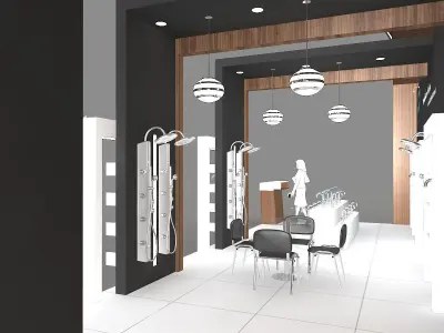 Exhibition Stand - ST0070 3D model