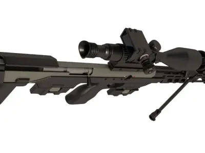 Sniper Rifle DSR-50 3D model