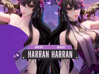 Harran from Nikke Goddess Of Victory Commercial Package 3D print model