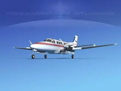 Beechcraft B99a Collection 3D model