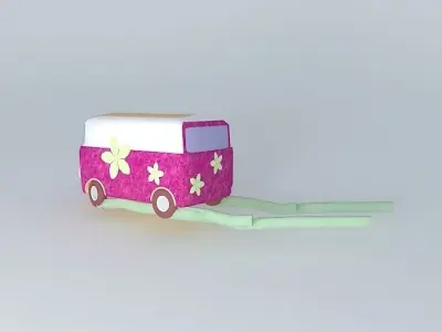 Mothership toy camper van Free 3D model