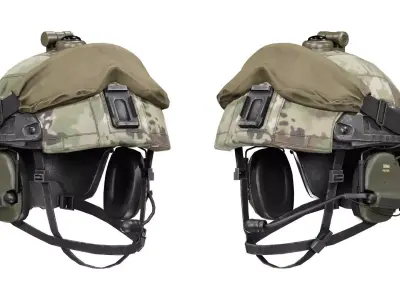 LSHZ HELMET HIGH CUT Low-poly 3D model