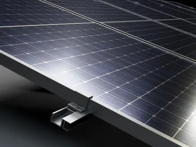 Solar Panel Solar Heater 3D model