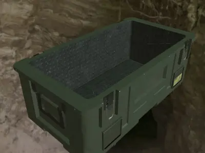Military Crate     PBR    Game Ready Asset Low-poly 3D model