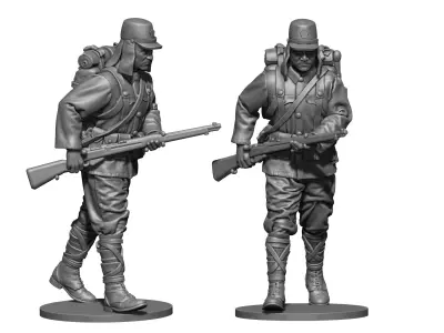 Japan soldier ww2 3D print model