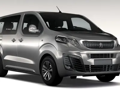 Peugeot Traveller L1 2017 3D model