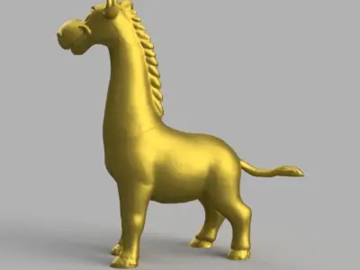 Girafe mignonne 3D print model