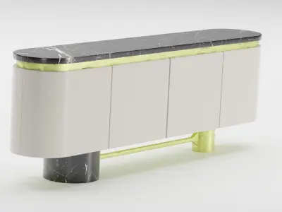 Alder sideboard 3D model