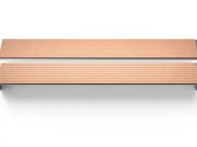 Outdoor Furniture bench 3D print model